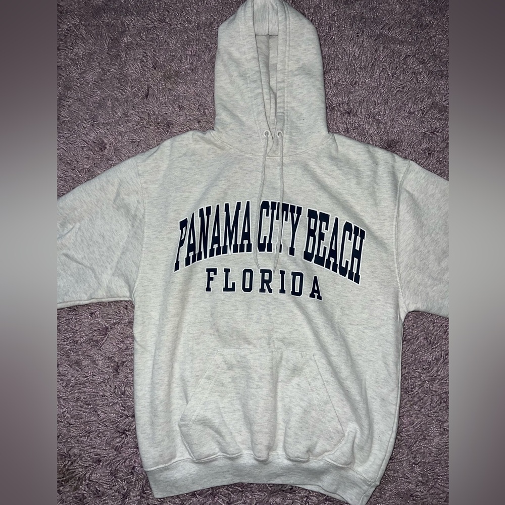 Gray Panama City Beach Hoodie